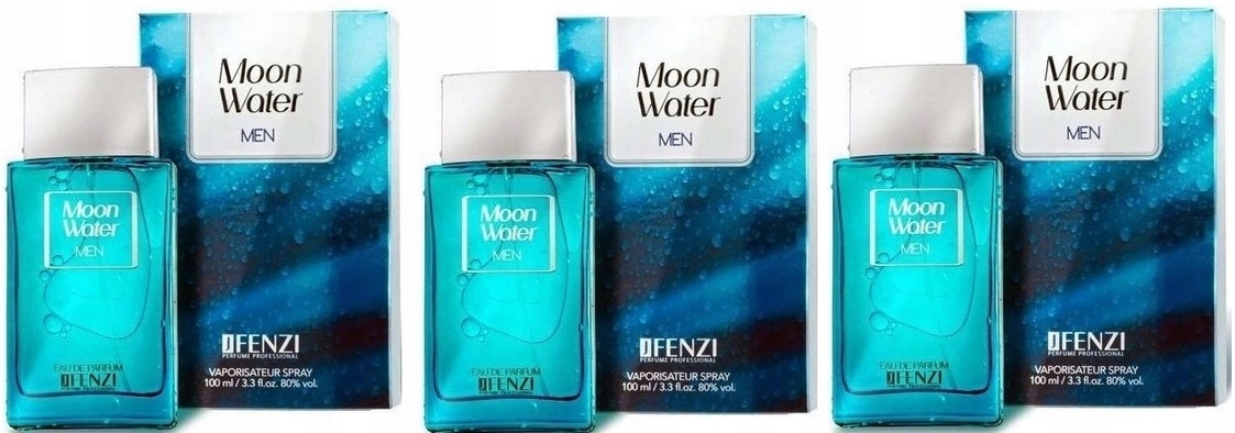 JFenzi Moon Water Men 3x100ml Edp Dárek