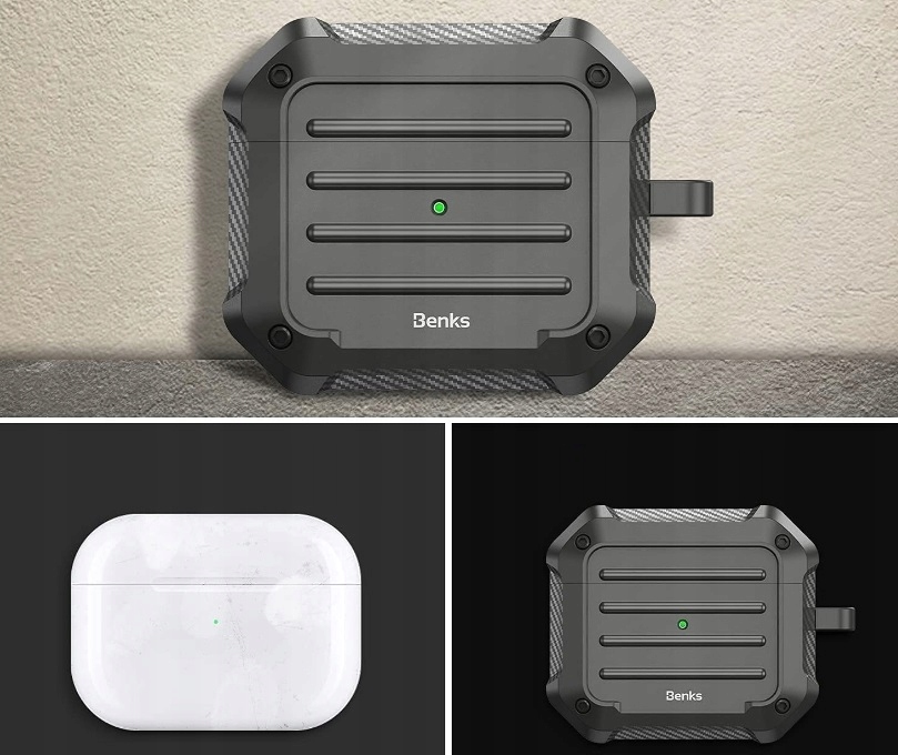 ETUI OCHRONNE AirPods 3 BENKS ODPORNE NA WSTRZĄSY Kod producenta 04869