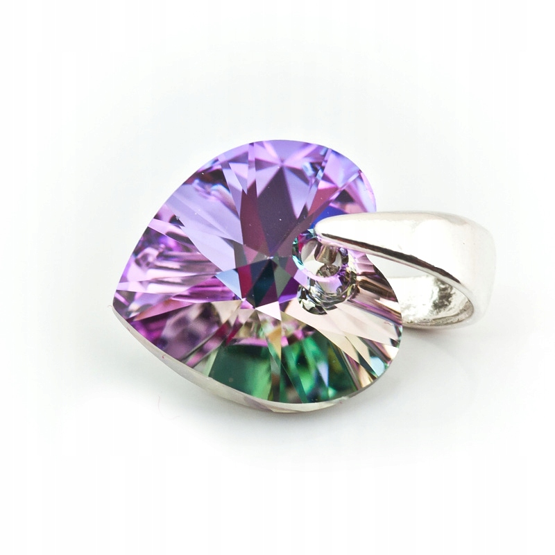 

Wisiorek srebrny 925 z kr. Swarovski Serce 10 VL
