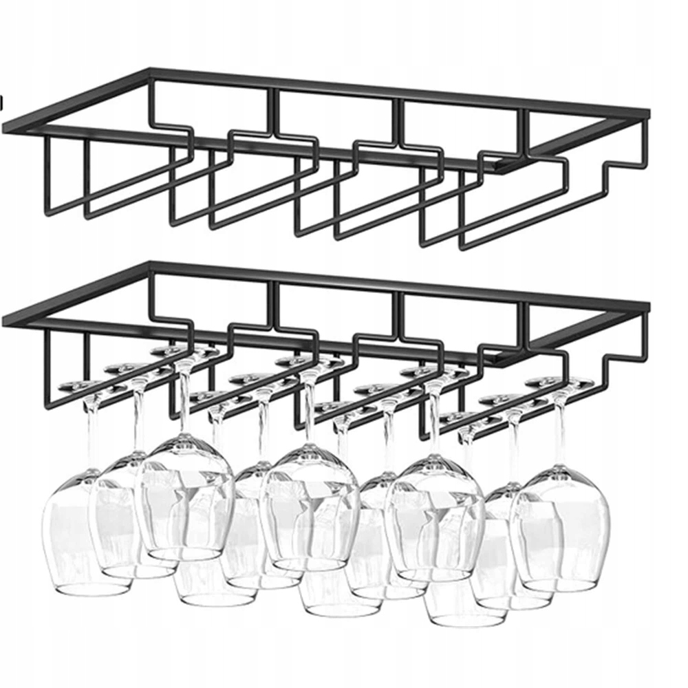 Podskříňkový Věšák Na Skleničky Železný S Antikorozním Povrchem