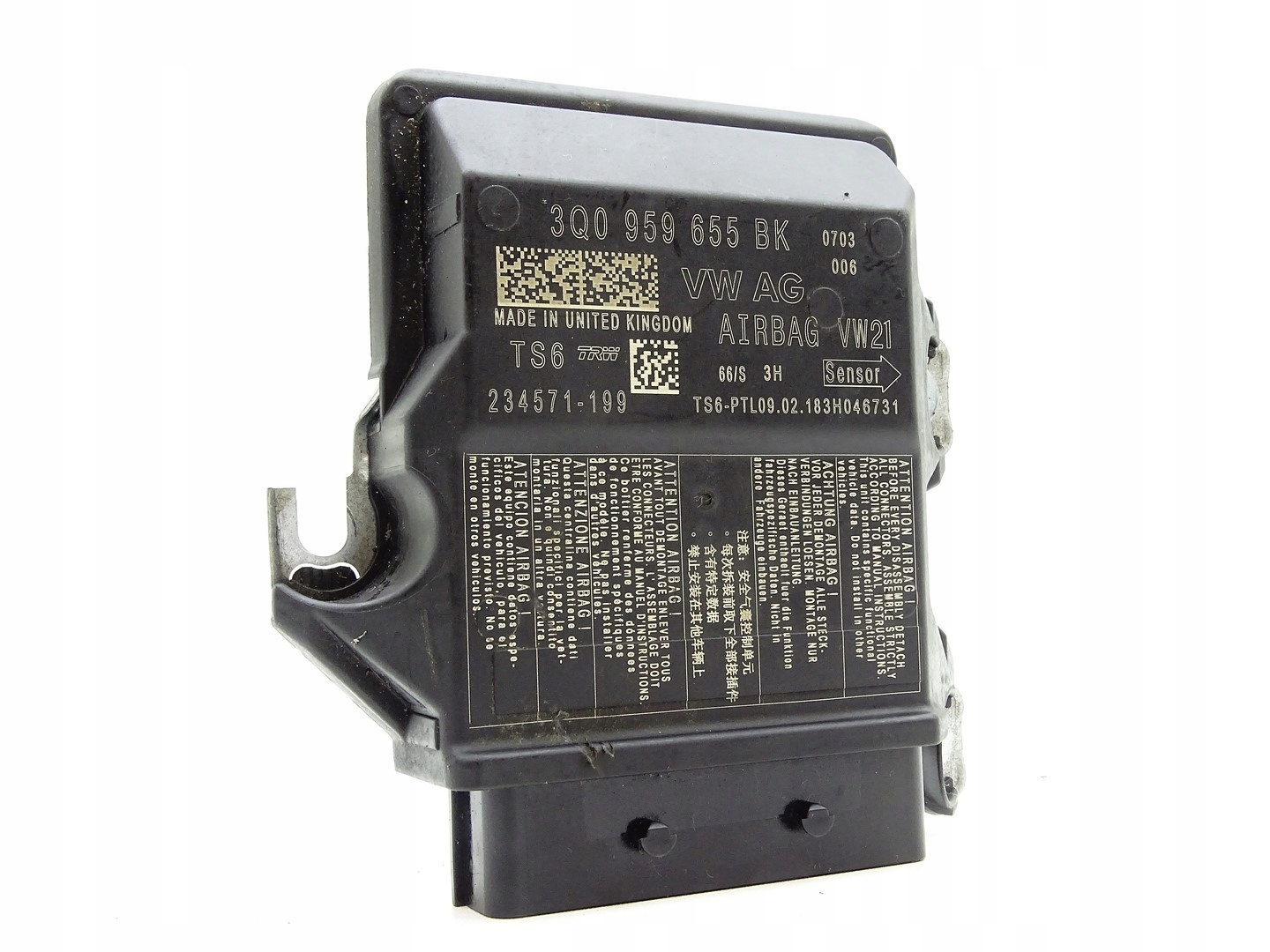 Centralina modulo SENSOR airbag airbag VW PASSAT B8 14- 3Q0959655BK