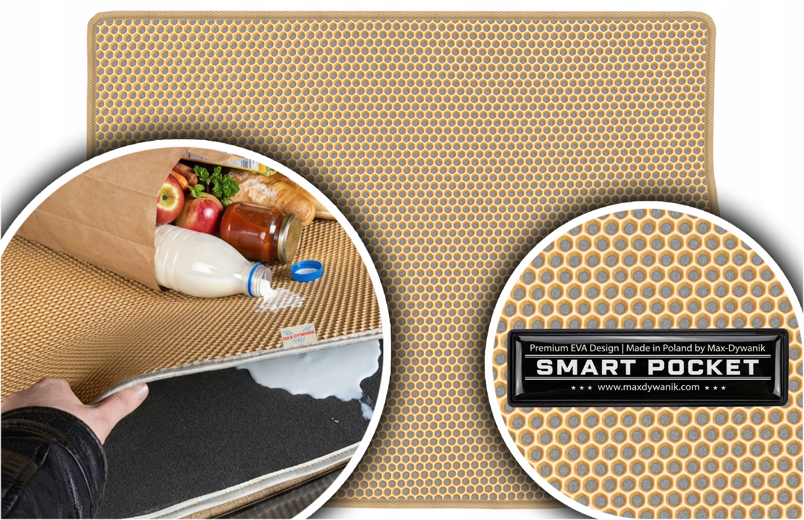 Kia Sorento I Suv 2003-2009 Vložka do batožinového priestoru Eva Smart Pocket Béžová
