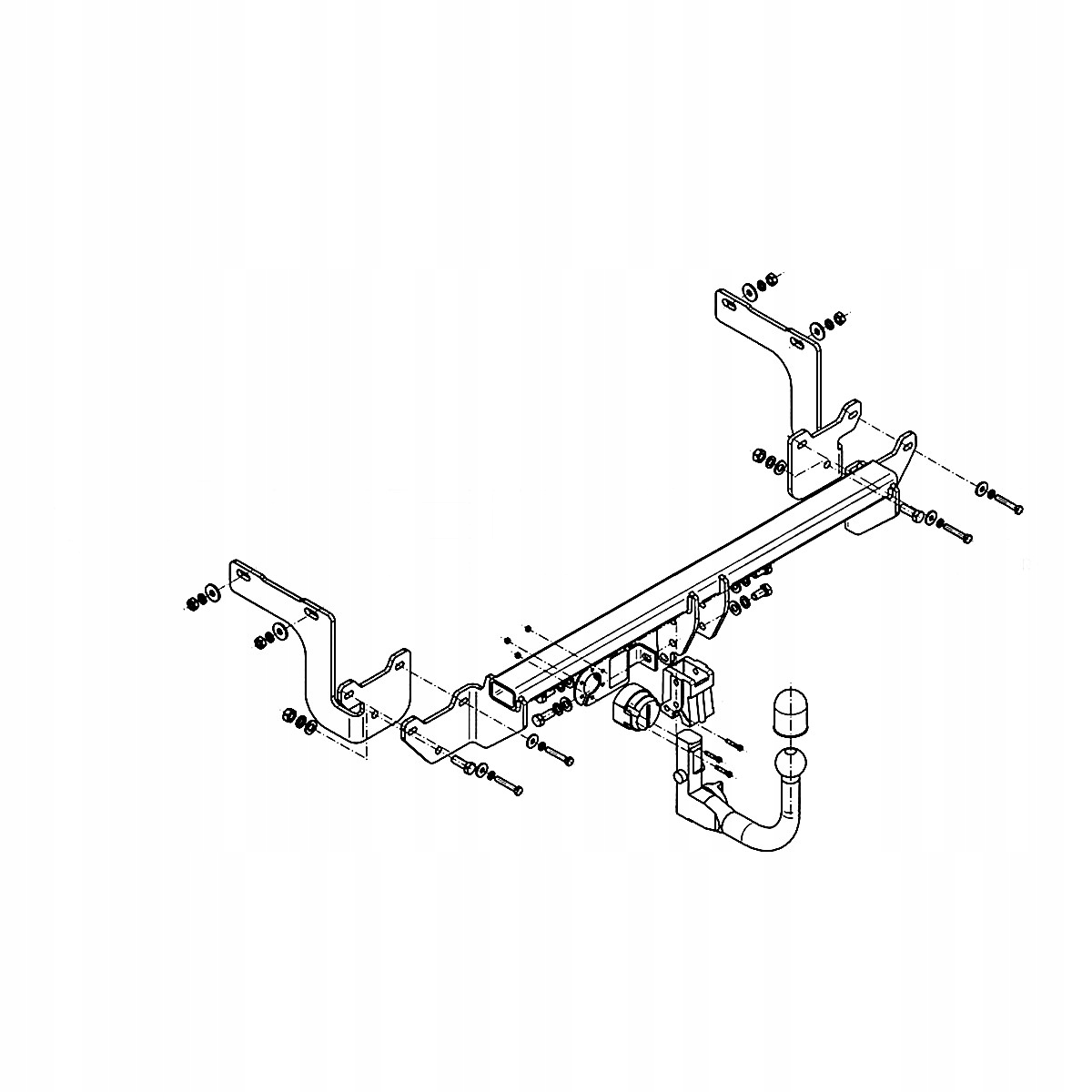 Hak Wypinany do Citroen C4 Picasso 2 II Minivan od 13 MODUŁ WIĄZKA 13 PIN Producent Steinhof