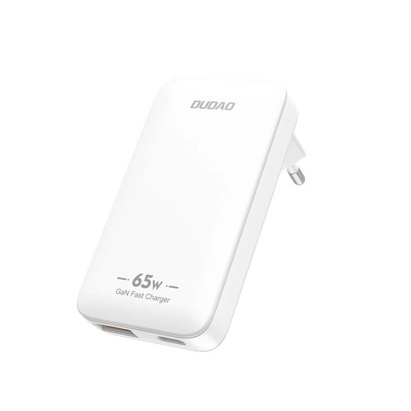 Ładowarka GaN Dudao A65Q 65W Usb-a/usb-c Pd Eu/us biała
