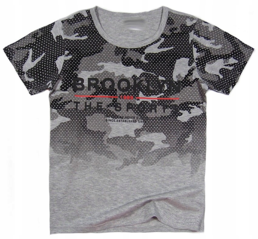 

koszulka T-shirt chłopięcy C25 Brooklyn 140 melanż