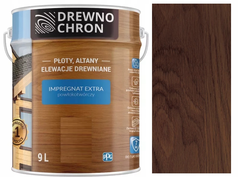 

Drewnochron Impregnat Extra 9L Palisander Średni