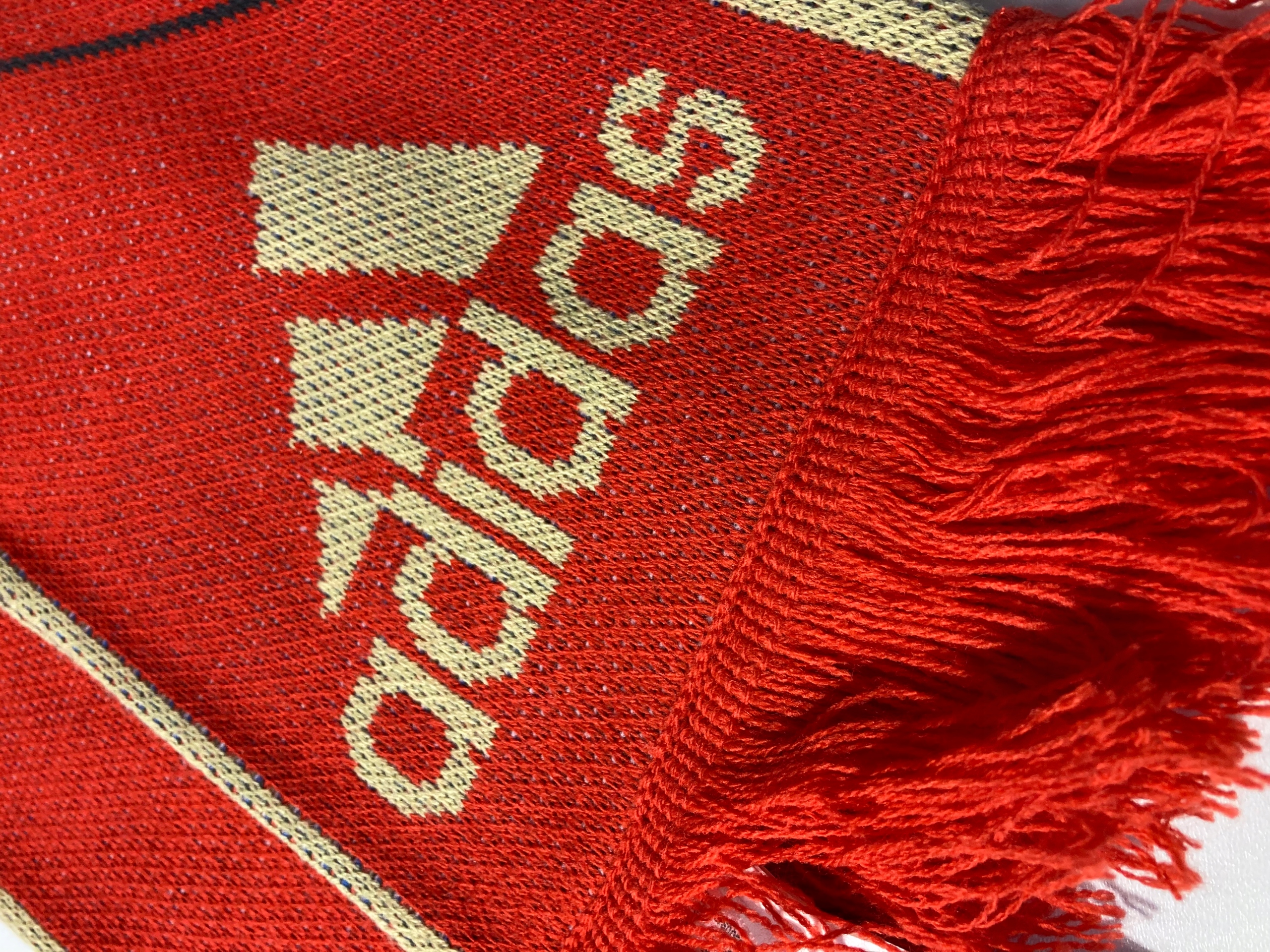 Szalik Adidas czerwony Nazwa drużyny Polska