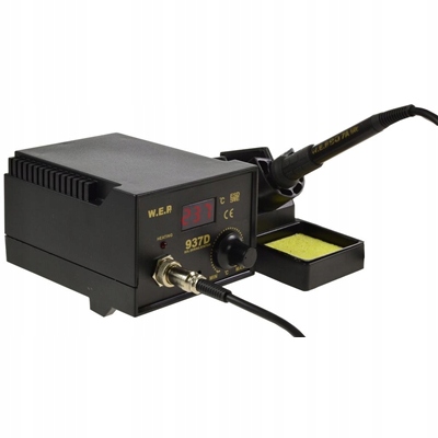 Stacja lutownicza kolbowa cyfrowa WEP 937D Zasilanie sieciowe