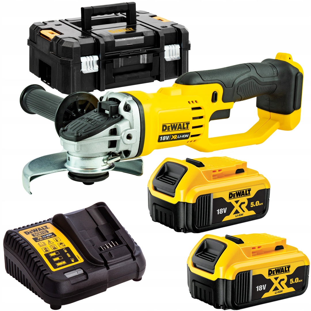 DeWalt DCG412P2 Szlifierka Kątowa aku 2x 5Ah 18V