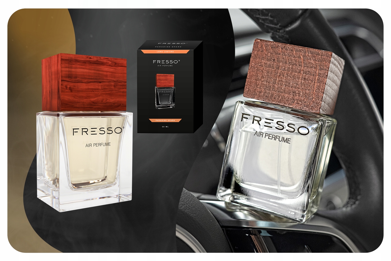 FRESSO Paradise Spark PERFUMY ZAWIESZKA samochodu Producent Fresso