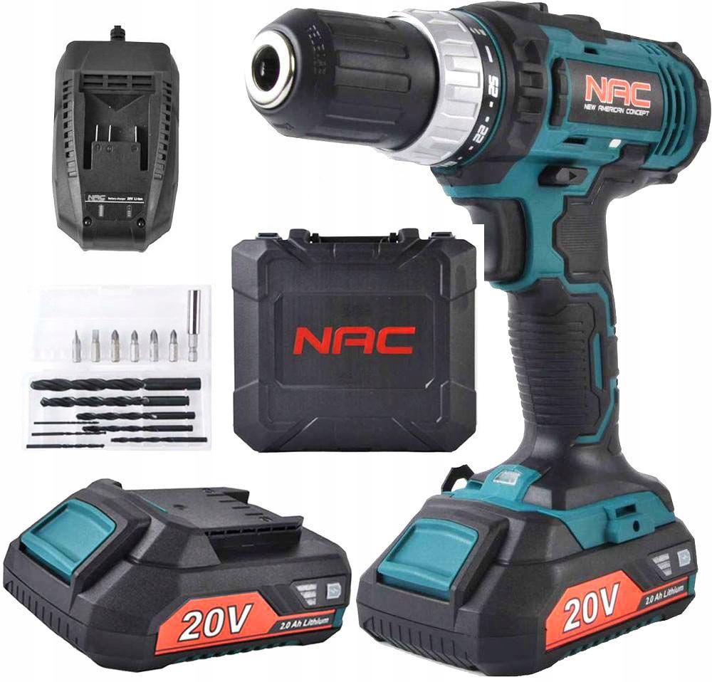 Wiertarko Wkrętarka Nac CDB2-LI-20V 2 x 2Ah