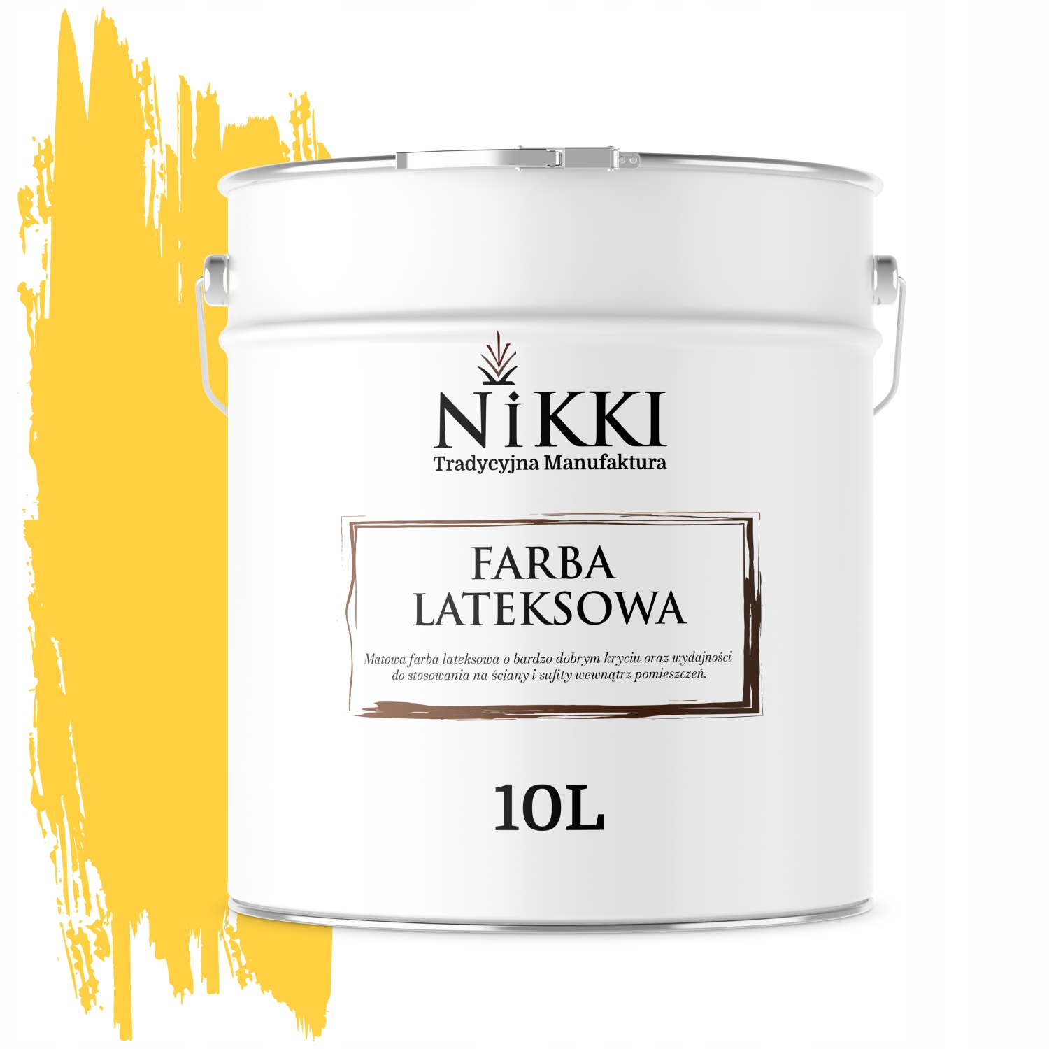 Latexová Farba Na Stenu Zlatistá Farba H7064 10L Hlboká Matná Na Steny