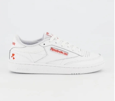 Reebok Club C 85 Dámské Kožené Sportovní Boty Bílé 37 3J6G11* Pozadí