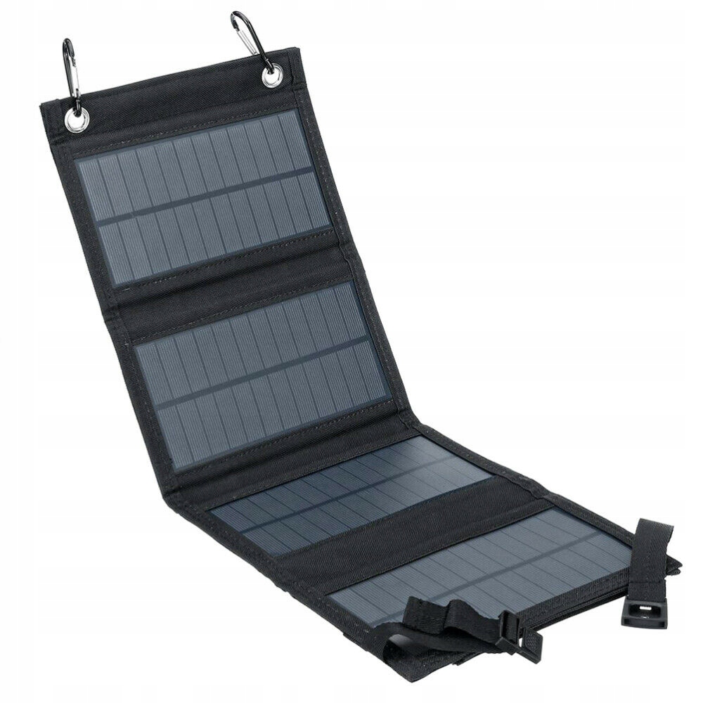 SKŁADANY PANEL SOLARNY AWARYJNY BANK MOCY 10W USB 4 PANELE Kod producenta Foldable Solar Panel