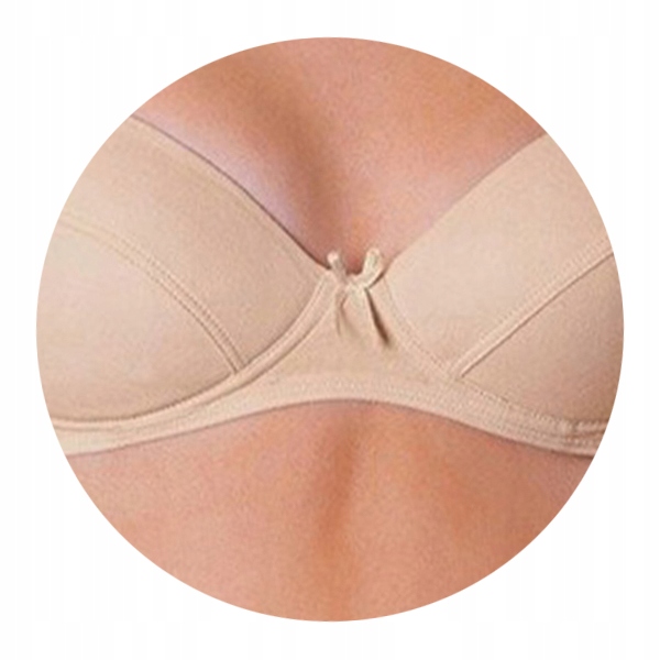 BIUSTONOSZ DLA NASTOLATKI bez fiszbin TBC 024 80AA BEŻOWY Marka Key