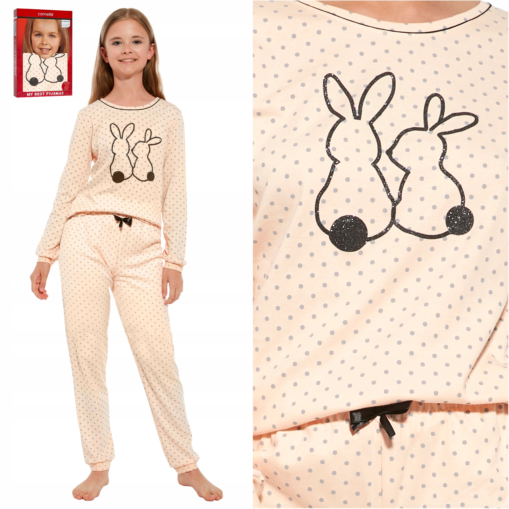 

Piżama dziecięca Cornette 962/151 Rabbits 158-164