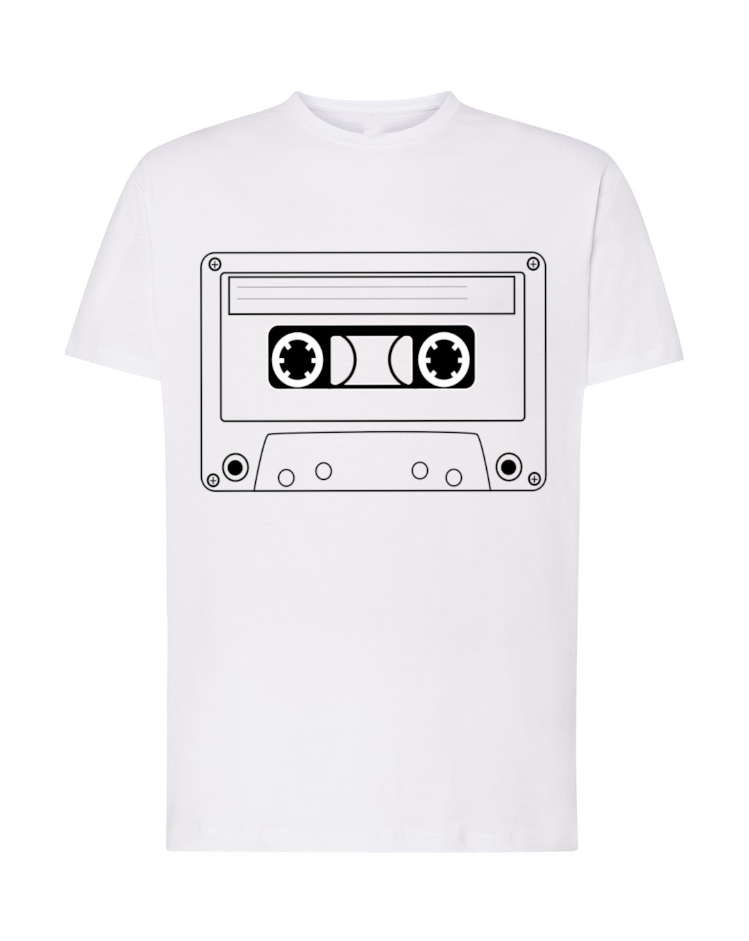 

Koszulka T-shirt Muzyczny Nadruk Kaseta Rozm Xs