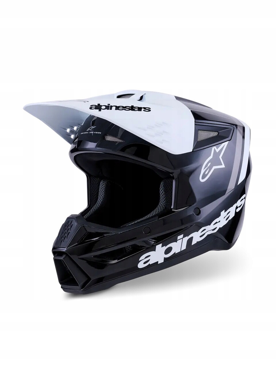 Prilba Alpinestars S-M3 Radium čierna/biela XXL