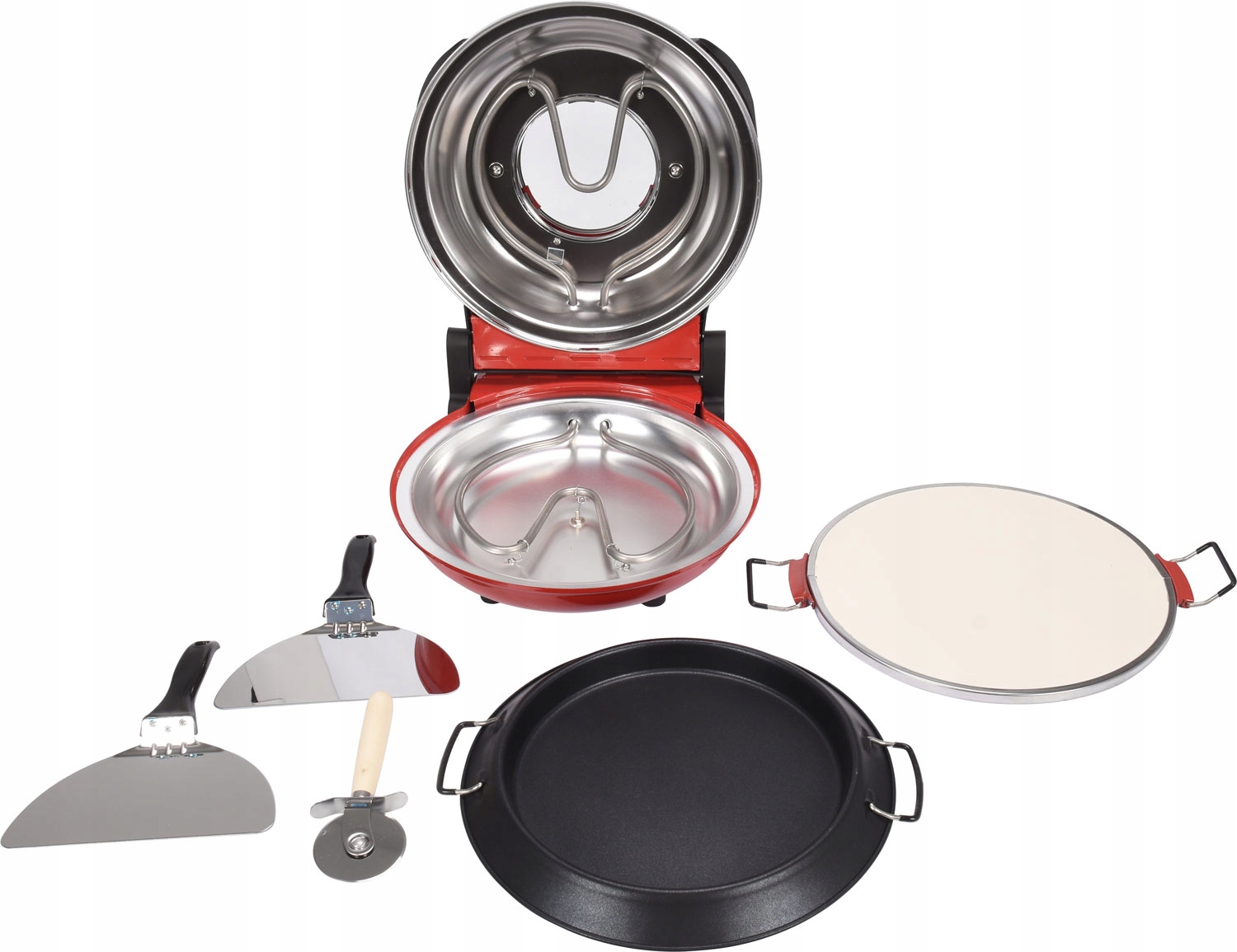 PIEC KAMIENNY DO PIZZY 400C + RONDEL I FARTUCH Szerokość produktu 36 cm