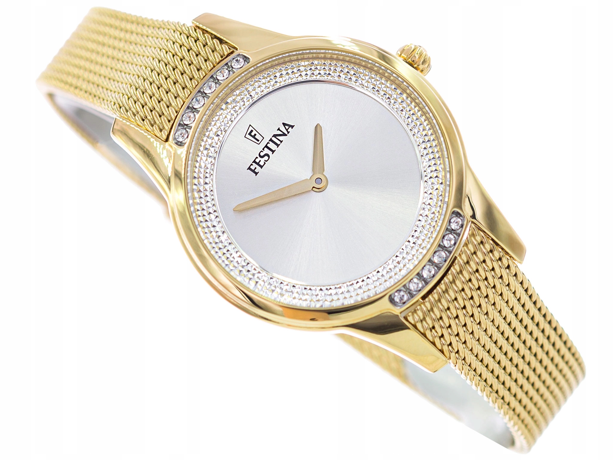 Dámské Hodinky Festina F20495/1 Swarovski Zlaté