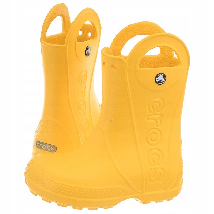 

Dziecięce Kalosze Crocs Handle Rain Boot Żółte