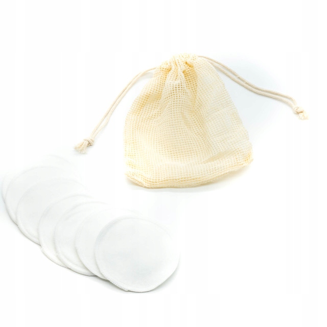 

Wielorazowe bambusowe płatki do demakijażu 7 szt.