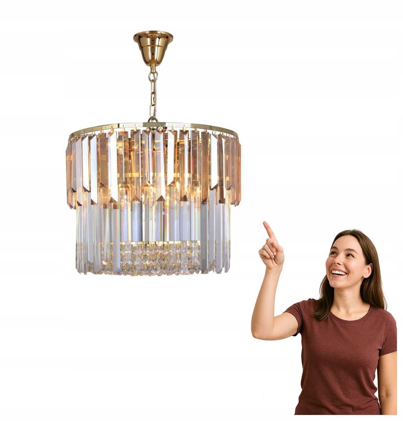 Závesná lampa Camille 19101/8 Zuma Line