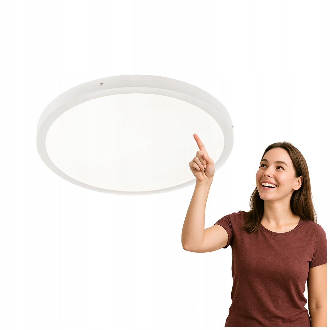 Plafon Glissy Round KLCM20R48W Italux