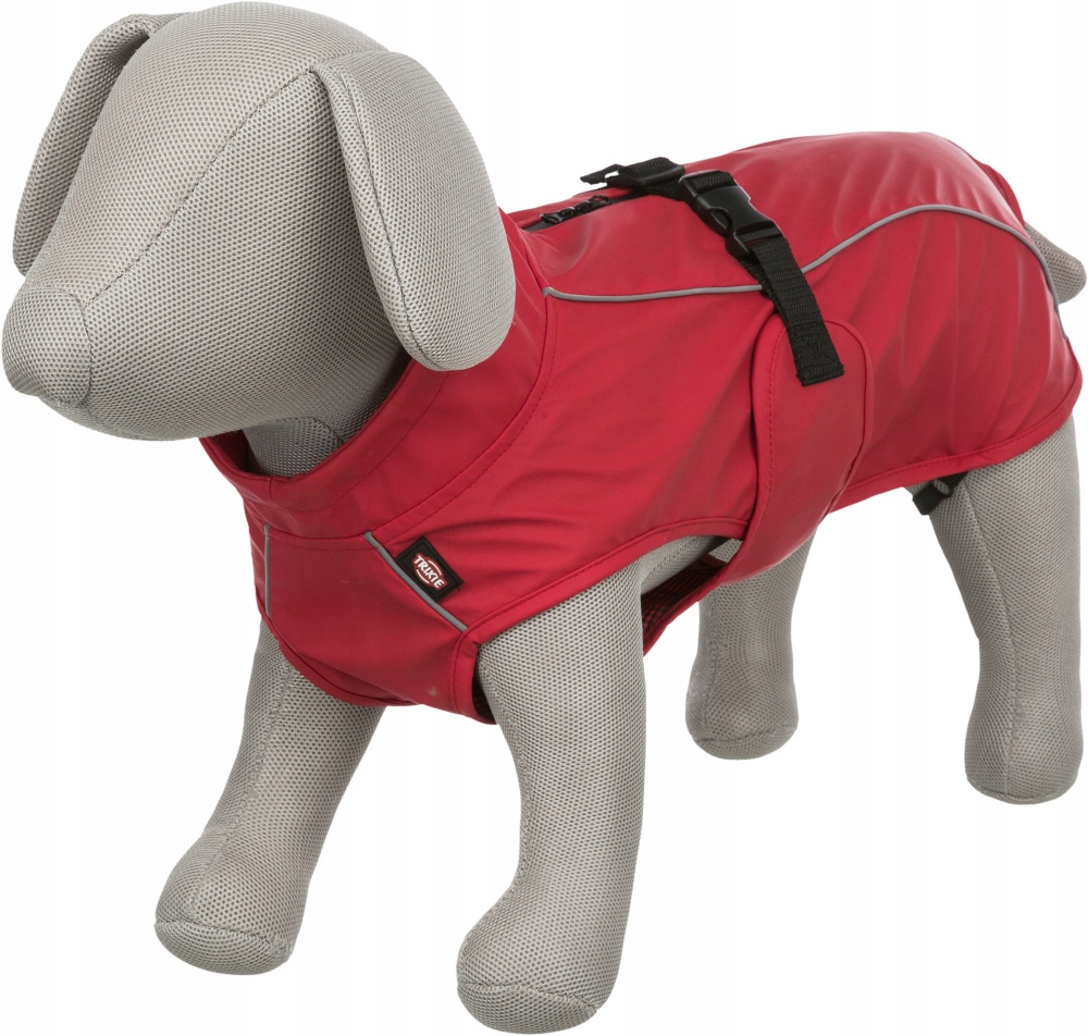 Levně Vimy, pláštěnka, pro psa, červená, L: 55 cm