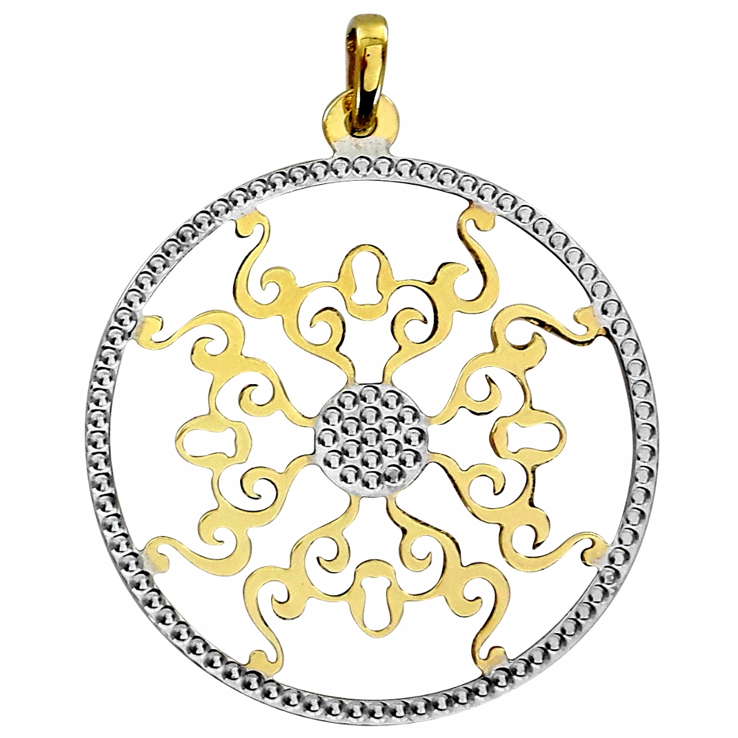 Zlatý Přívěsek Ažurový Diamantový Pr. 585 Orient