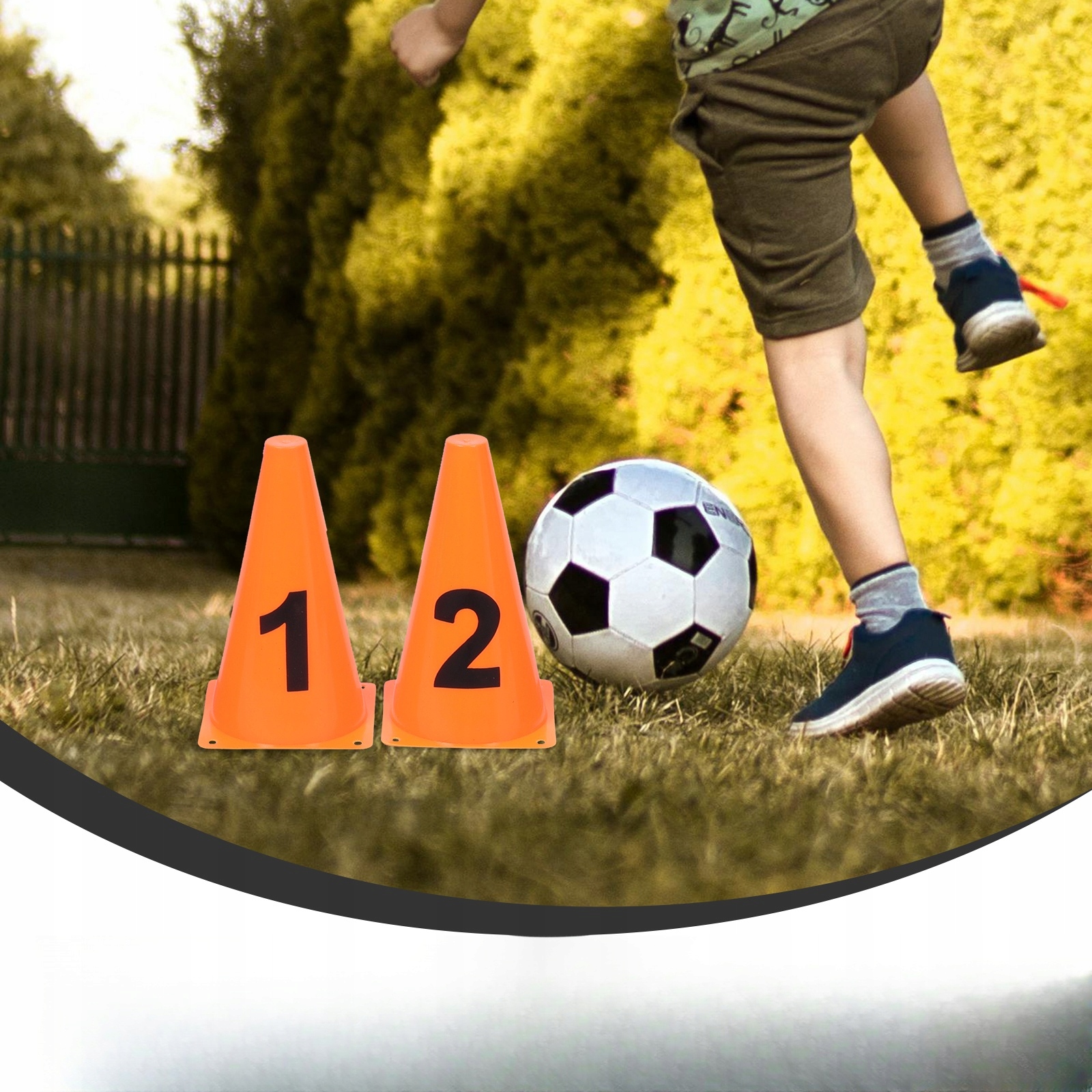 ZWINNOŚĆ PIŁKARKA NUMEROWANA STOŻKÓWKA TRENING PIŁKARSKI Model 56134995