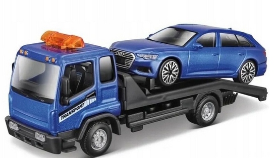 

Burago Laweta Z Autem Audi A6 Niebieska 1:43