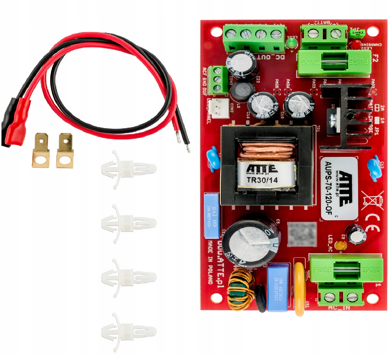 Napájací zdroj AUPS-70-120-OF Smps 12V 6A 72W Atte
