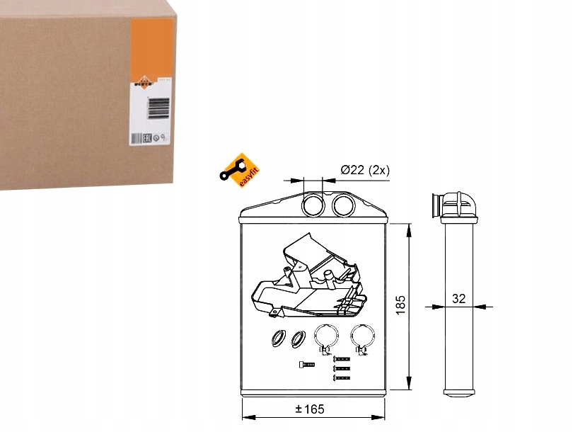 Ohřívač Opel Vectra C 04- Signum Nrf