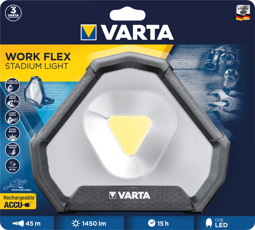 Varta Work Flex Stadium Light reflektor