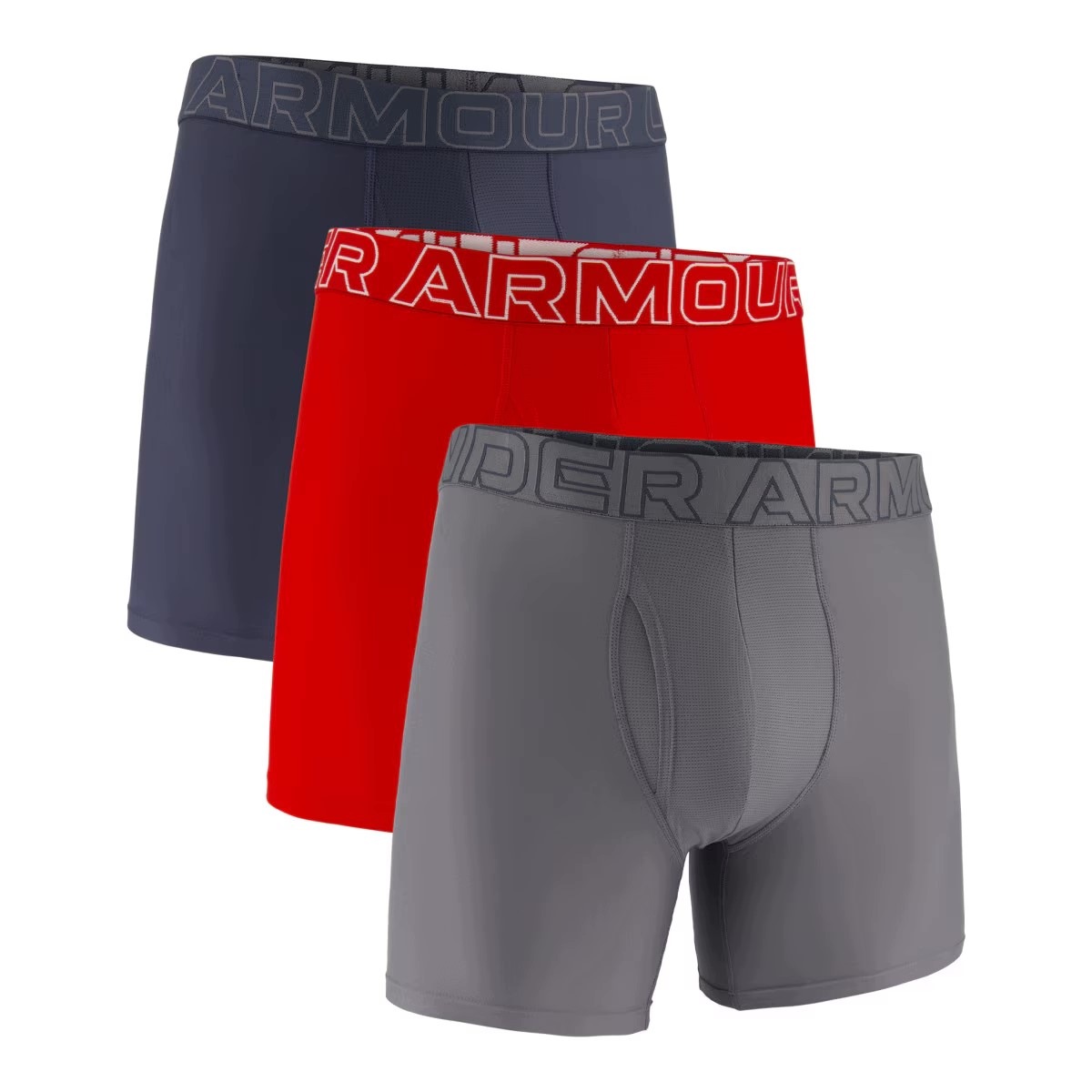 Under Armour Bokserki Performance Tech 6IN 3 Pak r. XL