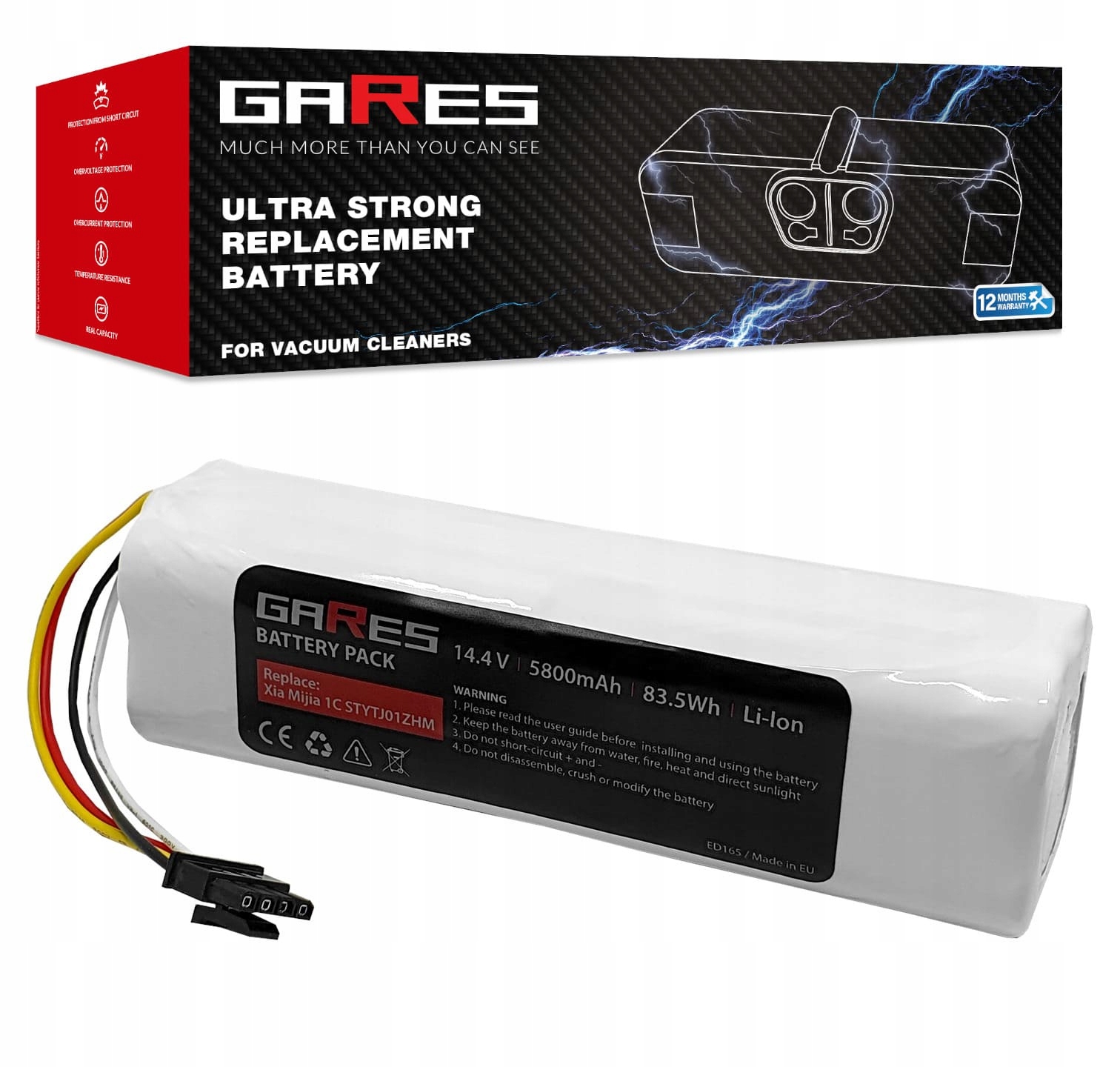 Baterie Akumulátor pro Xiaomi X10+ Plus B101CN B105CN Omni 1S 14.4V 5,8Ah