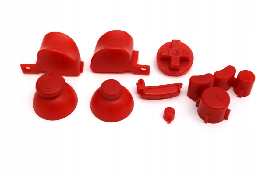 IRIS Grzybki przyciski do pada Nintendo GameCube NGC zestaw kolor czerwony