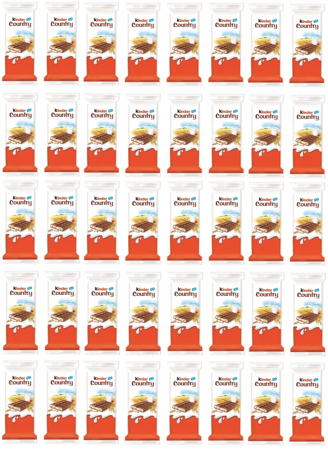 Levně 40x 23,5 Kinder Country čokoláda s náplní Karton