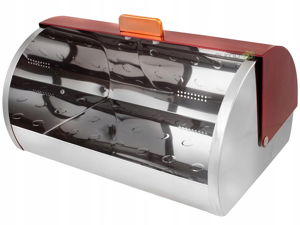 Chlebak metalowy Edenberg EB 114 czerwony pojemnik Rodzaj jednoczęściowy