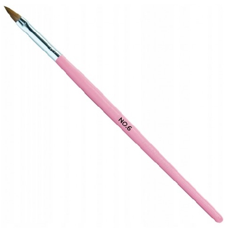 

Pędzelek Do Akrylu Różowy nr6 acrylic brush