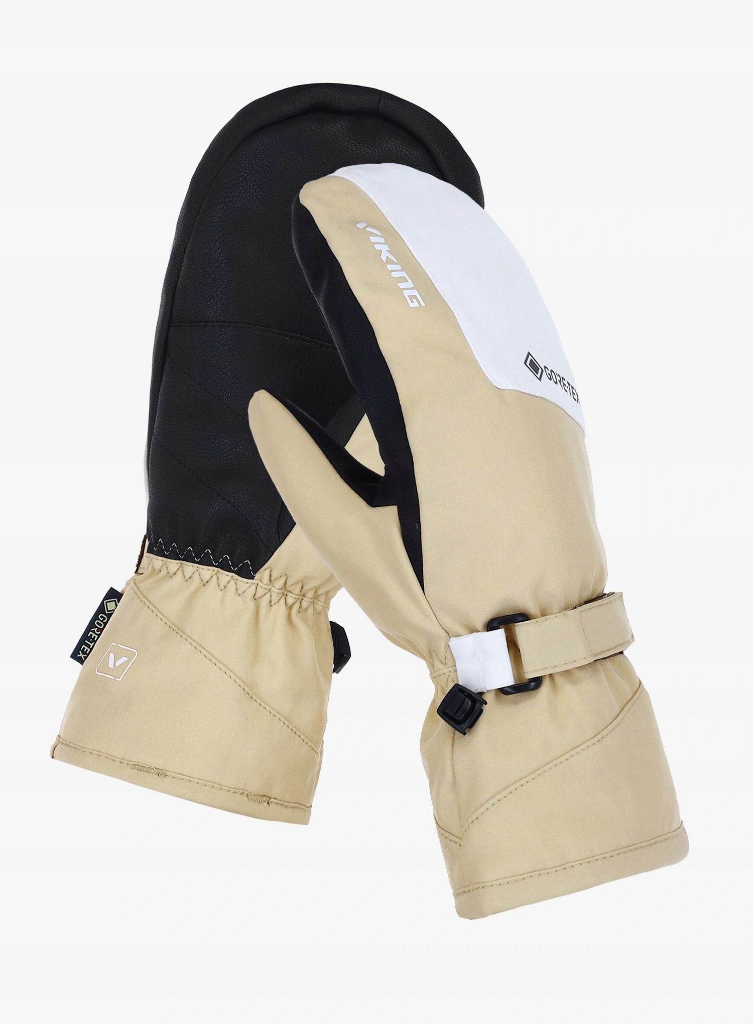 Dámské lyžařské rukavice Viking Sherpa 2.0 Gtx Mitten Ski béžové 6