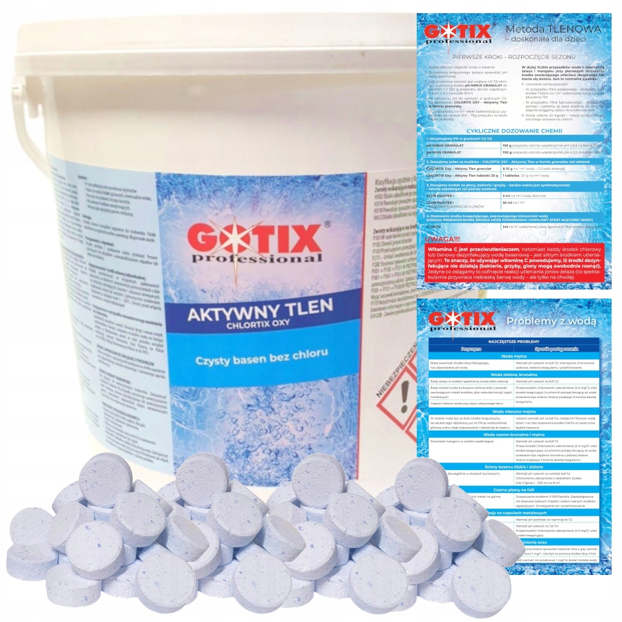 Aktywny Tlen do Basenu Jacuzzi SPA Tabletki 5 KG 13241607724 Allegro.pl