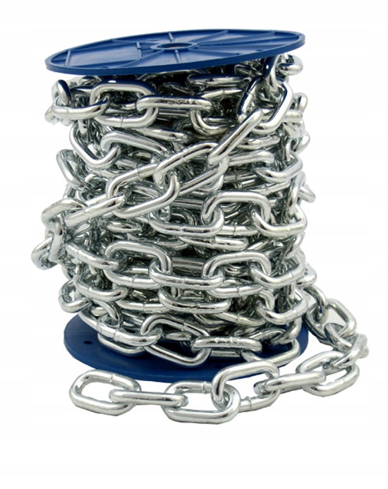 ŁAŃCUCH GOSPODARCZY TECHNICZNY METALOWY OCYNKOWANY D1 DO HUŚTAWKI fi 10mm Kod producenta Łańcuch gospodarczy metalowy do huśtawki 10mm