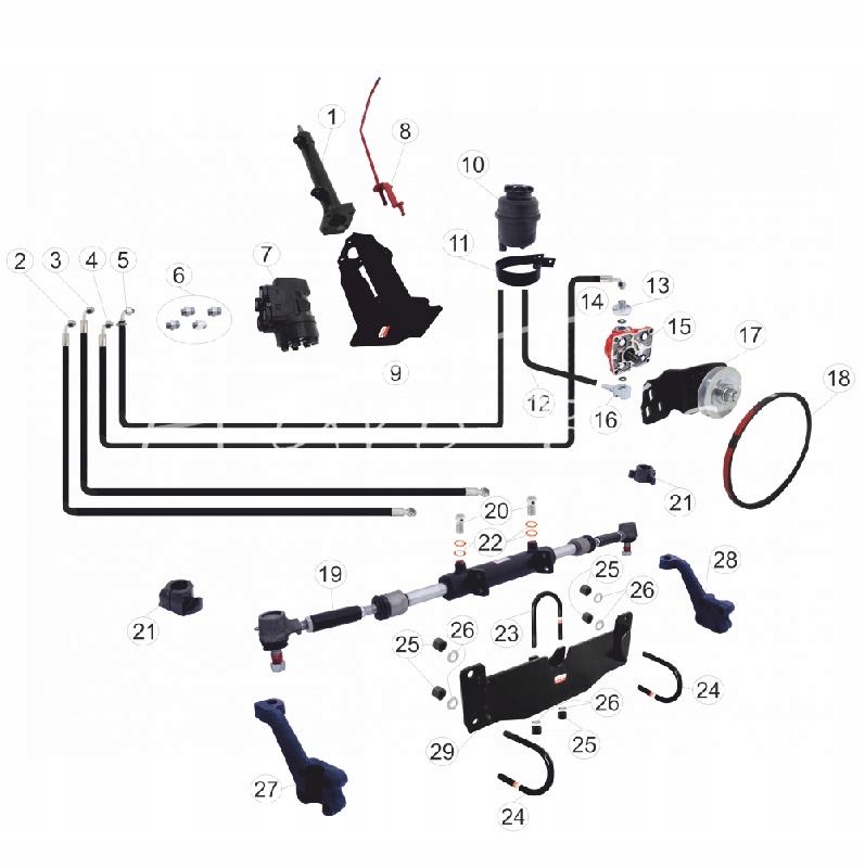 HAN00700 - ВСПОМОГАТЕЛЬНЫЙ C-330 КРУГЛЫЙ КОМПРЕССОР МЕЖДУ КОЛЕСАМИ