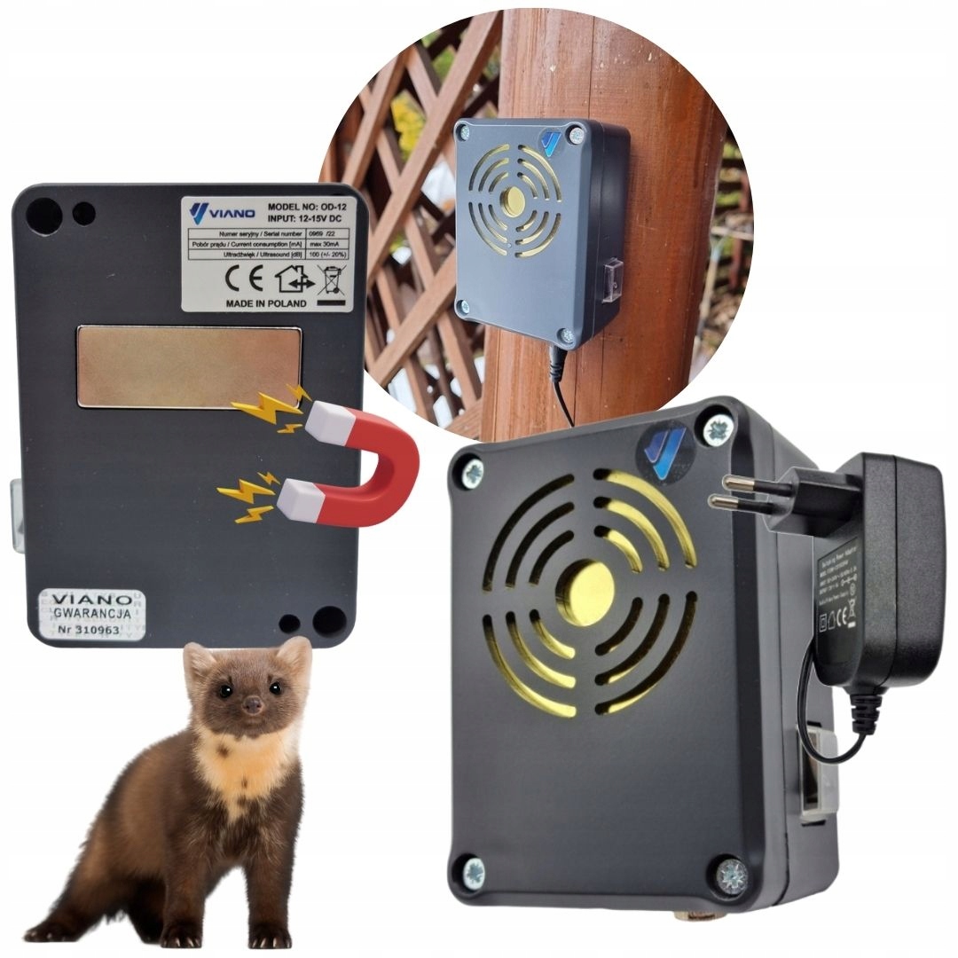 Viano Watermini OD12 Skuteczny Odstraszacz Do Gryzoni I Kun