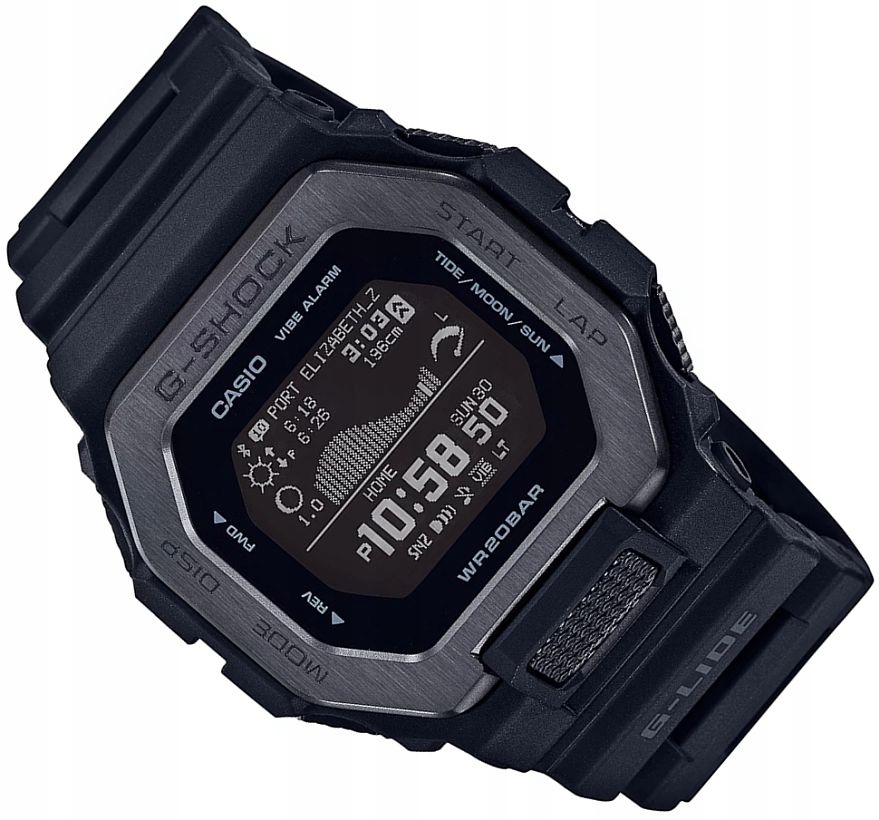 Sportowy Zegarek Casio G-shock GBX-100NS-1ER G-lide Z Bluetoothem Kroki Box