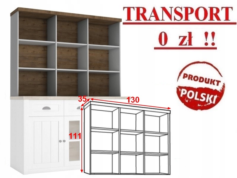 regał nadstawka Prowansja R2D Kod producenta R2D