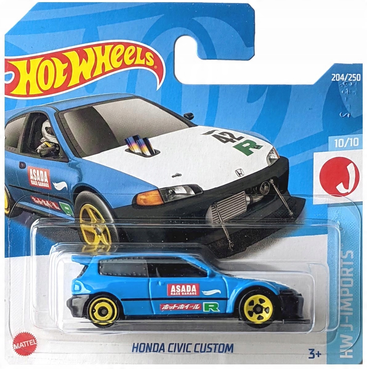 

Hot Wheels Honda CIVIC Custom Hw J-imports 10/10 1