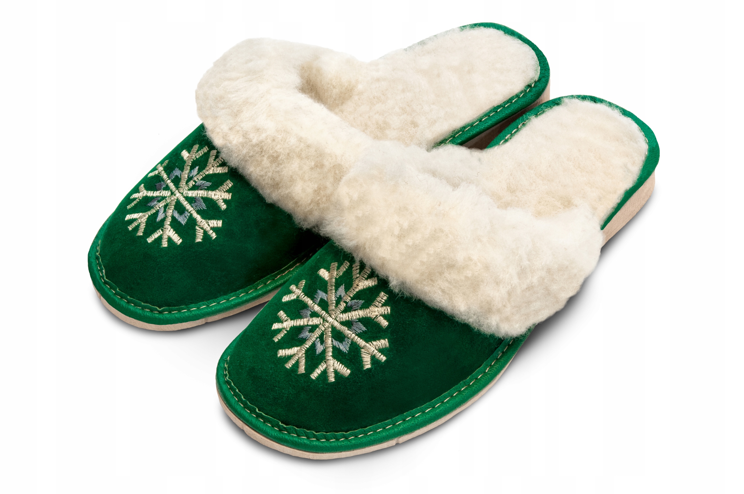 

Pantofle Kapcie Damskie Skórzane Wełniane 35-42